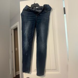 American Eagle Outfitters Blue Skinny Jeans with Stretch